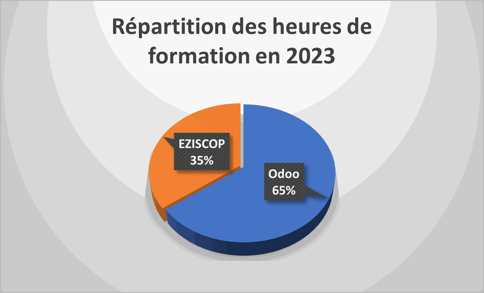 Répartition des formations e-COSI sur 2021 Répartition des formations e-COSI sur 2021